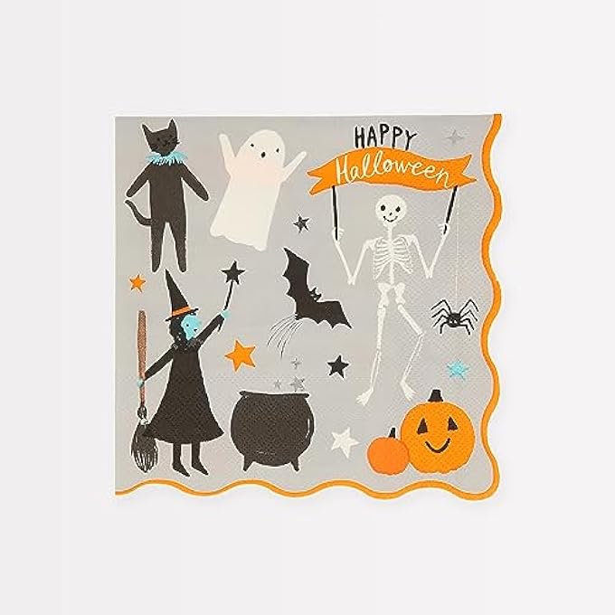 HAPPY HALLOWEEN LARGE NAPKINS - Image 1